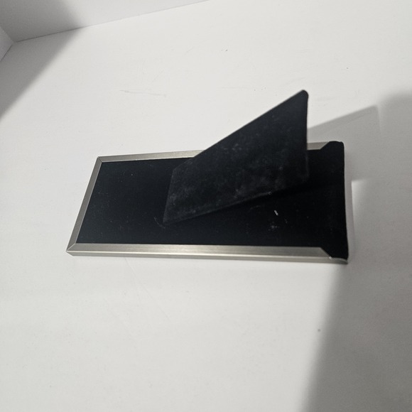 VTG Disney Mickey Minnie Mouse Silver Metal Photo Frame Sweethearts Frame - Picture 2 of 3